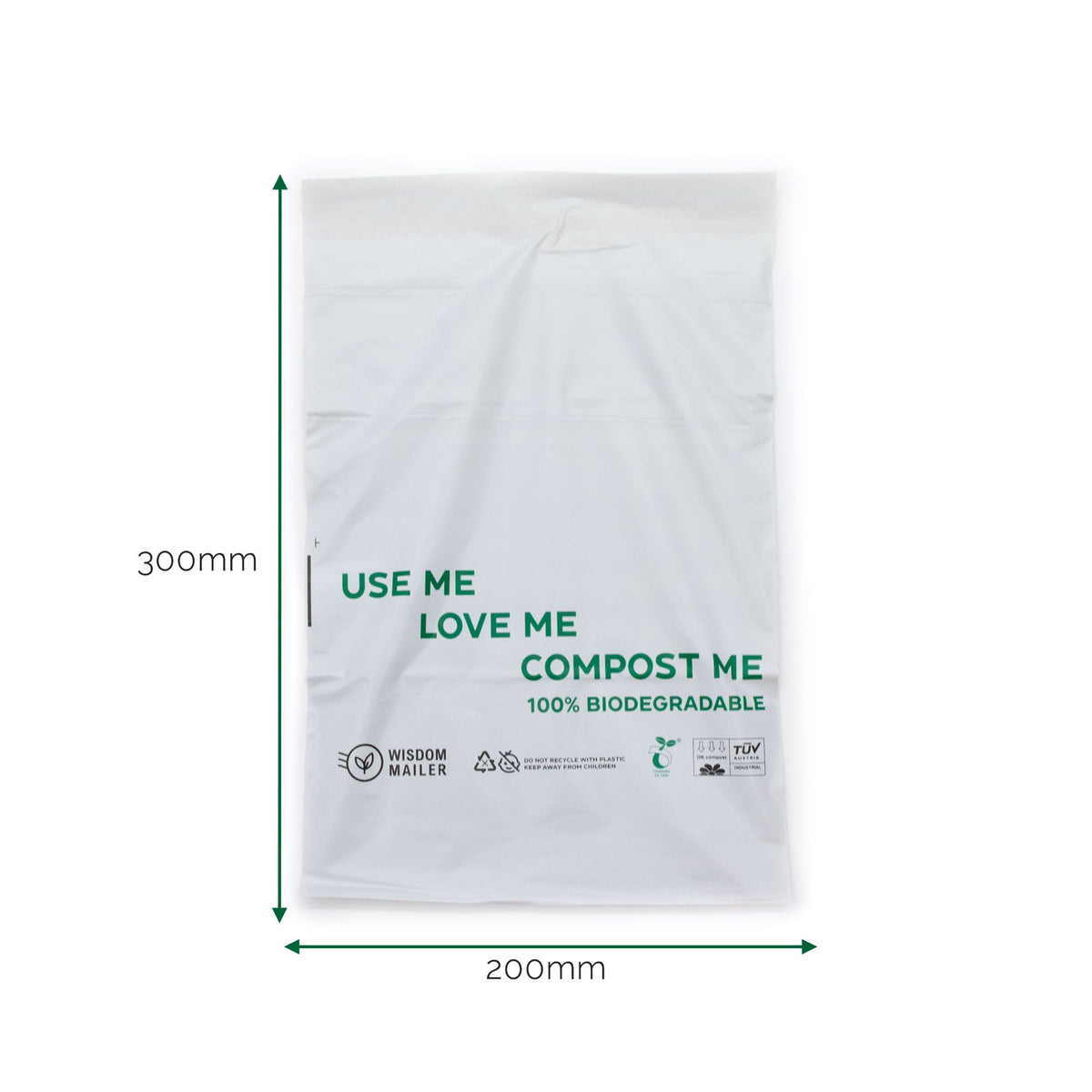 Biodegradable Mailer Bag 20 x 30cm – view 3