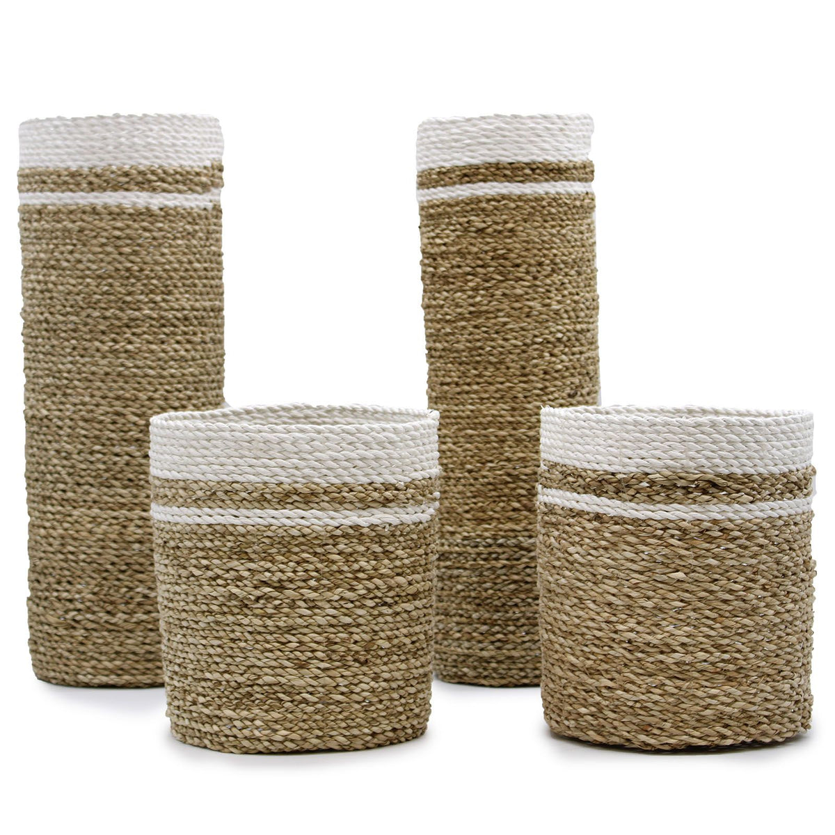 Seagrass Vase and Bin Set (2 Vases, 2 Bins), 22 x 22 cm – view 6
