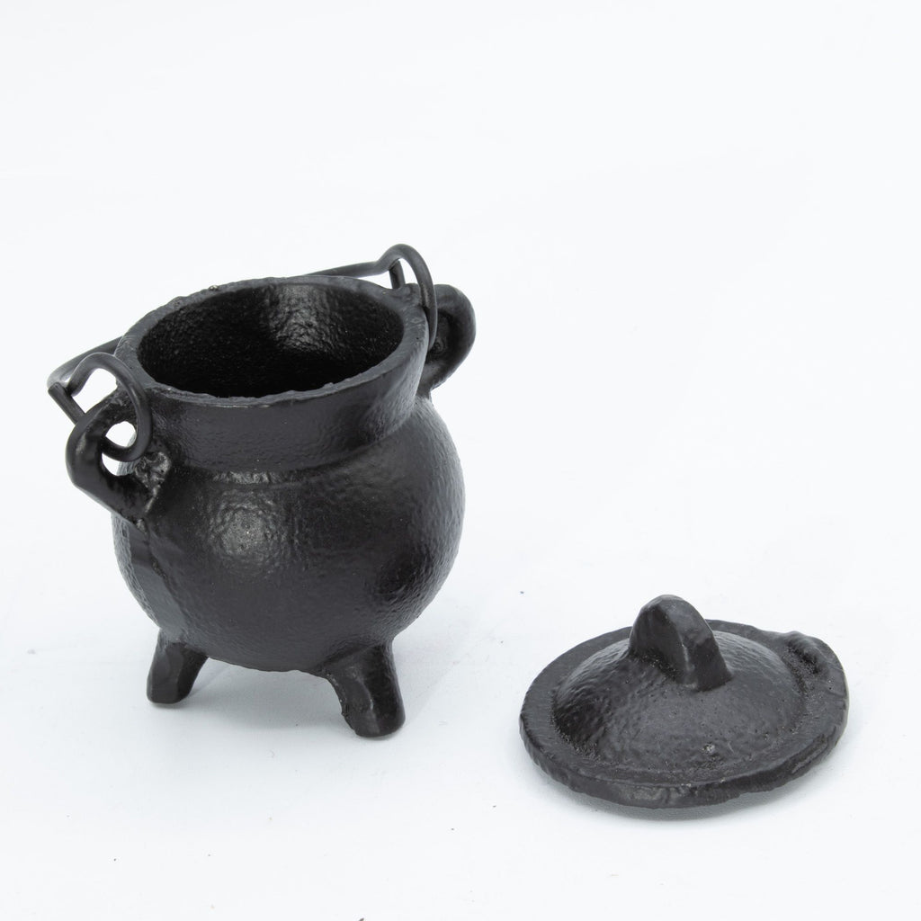 Extra Small Cast Iron Cauldrons 5x7cm Set of 4 – view 3