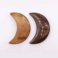 Moon Zodiac Sign Incense Burner, Engraved Brass