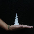 Selenite Spiral Tower - 10 cm
