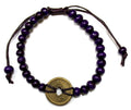 Bali Good Luck Feng Shui Bracelet - Purple