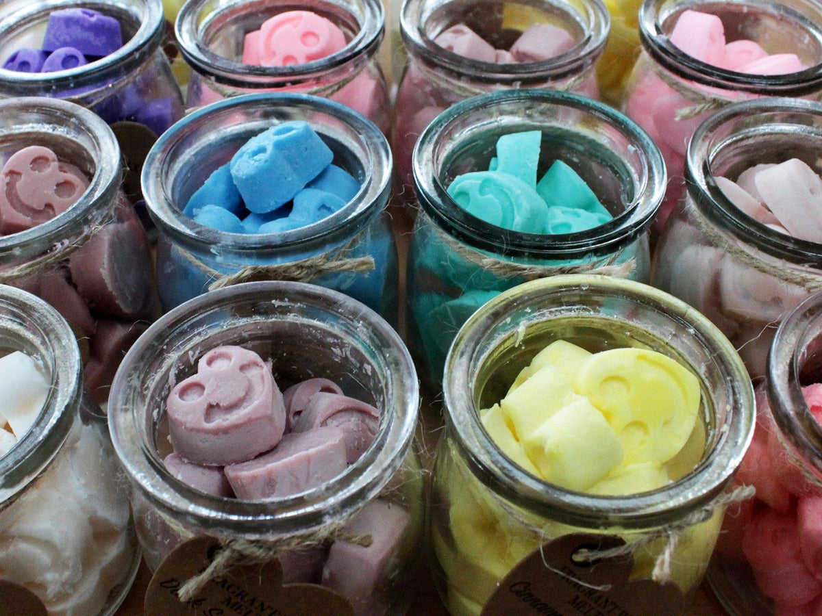 Soy Wax Melts Jar - Peachy Cool, 16 Hearts – view 4