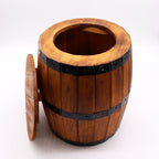 Beer Barrel Stool & Parasol Stand 38x32cm - Natural – view 3