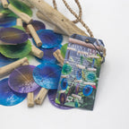 Green & Purple Driftwood Wind Chime