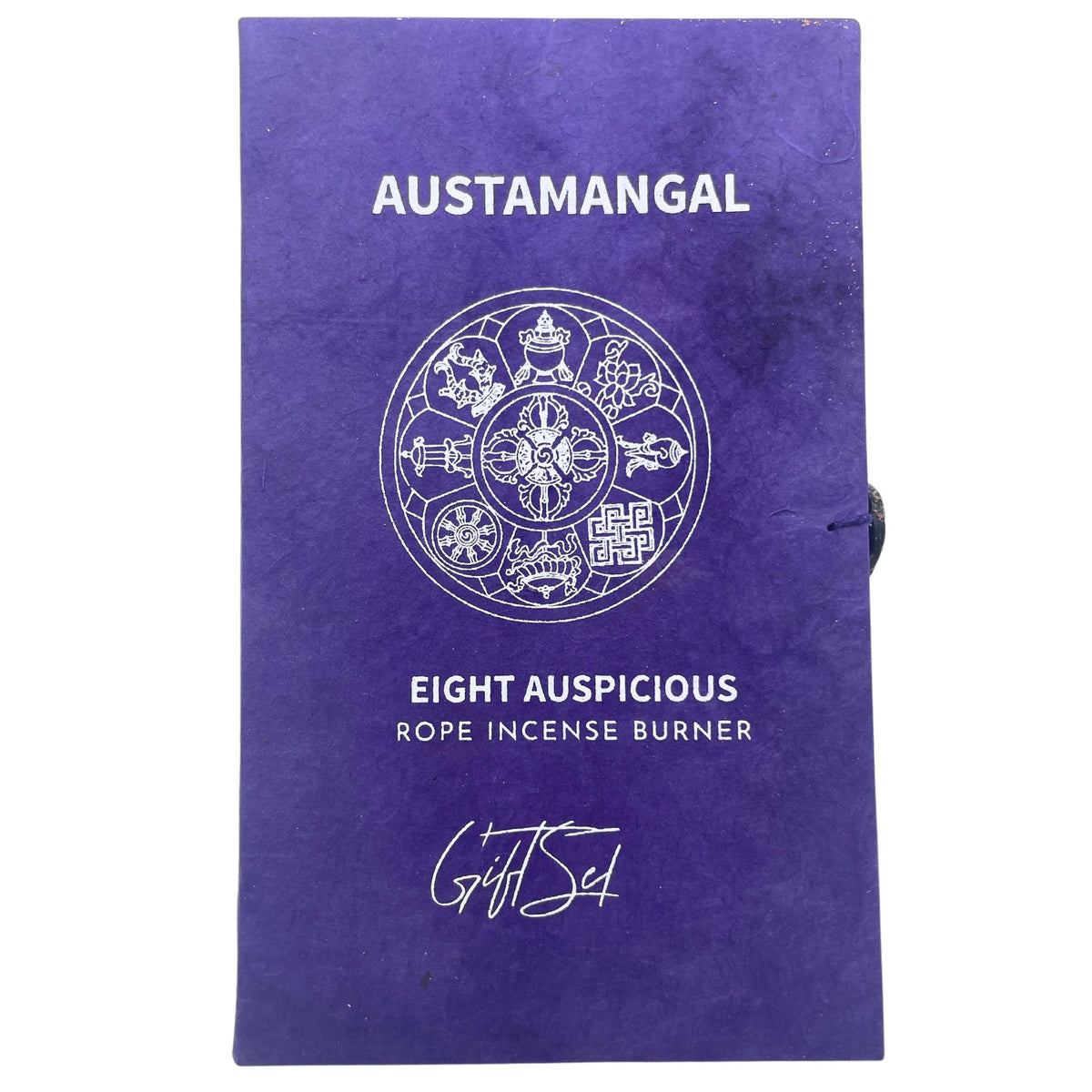 Rope Incense and Silver Plated Holder Set - Astamangal – view 6