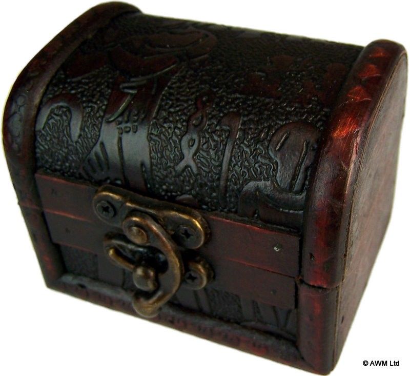 Colonial Box, Egypt Embossed, Vintage Style – view 3