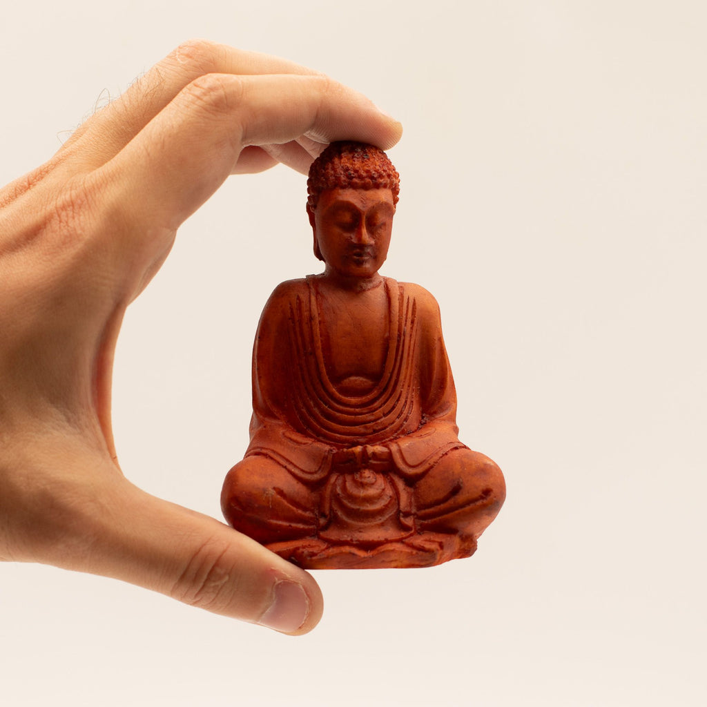 Matt Mini Buddha Statues - Assorted Colours, Set of 6 – view 9