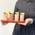 Himalayan Salt Shot Glasses & Wood Tray - Set of 4
