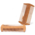 Two Sided Beard Comb - Pear Wood – view 5