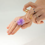 Lavender Fragrance Chiffon Diffuser Ring – view 3