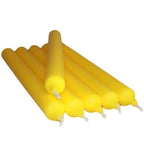 Citrus Yellow Dinner Candles - Pack of 5