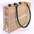 Hop Hare Jute Bag - I am Powerful – view 4
