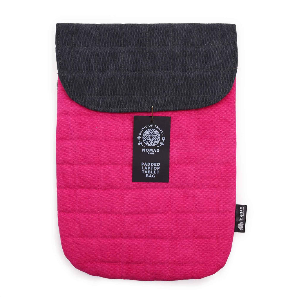 Nomad Sari Shocking Pink Padded Laptop Pouch 13 inch