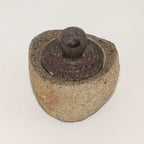 Natural Riverstone Grounding Pot - Medium - approx 12x8cm – view 4