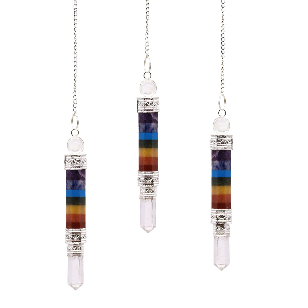 7 Chakra Three-Piece Pendulum