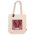 Hop Hare Cotton Canvas Tote Bag - I am Rare