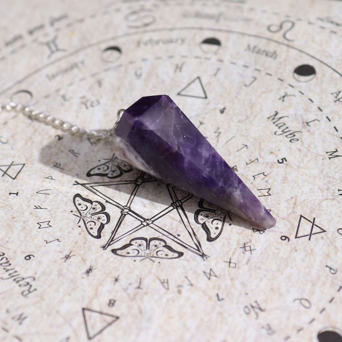 Ancient Witch Seduction Incense with Amethyst Pendulum – view 2