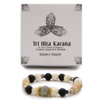 Tri Hita Karana Bangle - Balance, Bali Beaded Bracelet – view 2