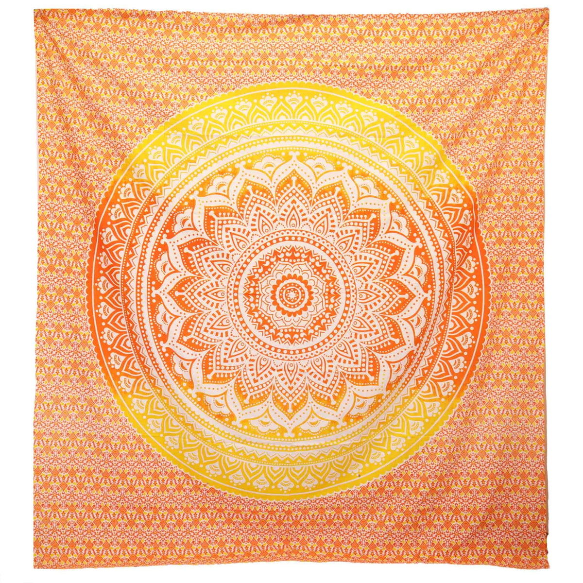 Umrao Mandala Wall Hanging & Beach Throw - Orange