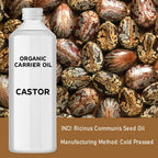 Castor Oil - 1 Litre Bulk Carrier Oil – view 7