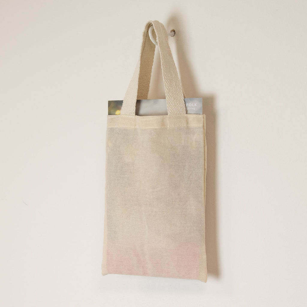 Nomad Sari Mini Gift Tote Bags - Unprinted Natural - Pack of 5 – view 2