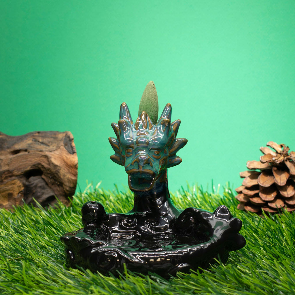 Backflow Incense Burner - Dragon Head Pool – view 2
