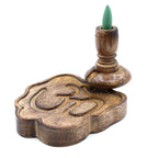 Small Mango Wood Backflow Burner - Ohm – view 2