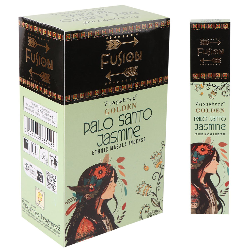 Golden Palo Santo and Jasmine Incense Sticks (15g) – view 5