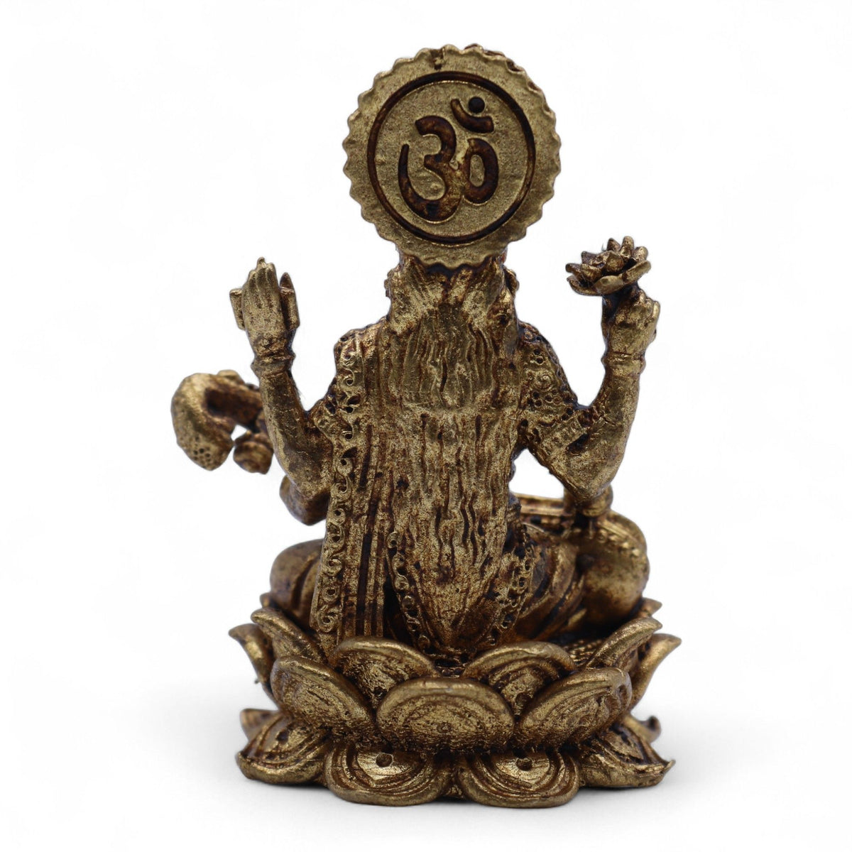 Brass Saraswati Miniature Statue - 49mm – view 2