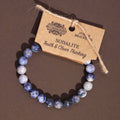 Power Bracelet - Sodalite Beads 8mm