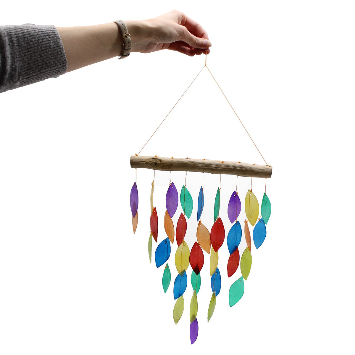 Rainbow Leaf Wind Chime, Medium – view 2