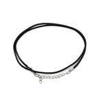 Waxed Cotton Pendant Cord 2mm x 55cm - Black – view 2
