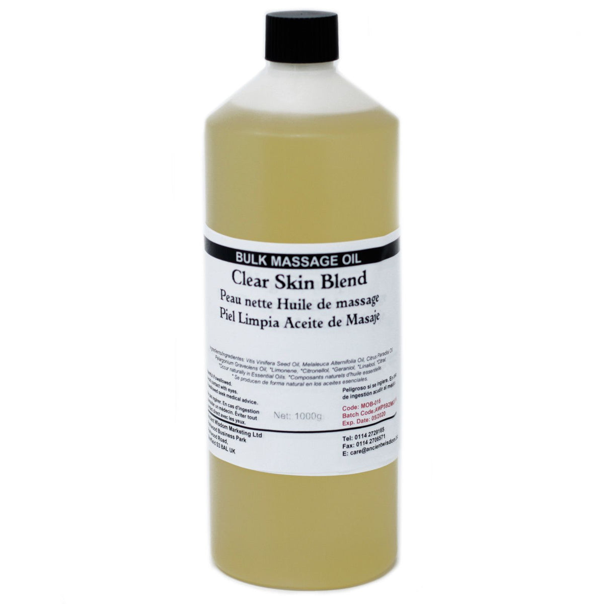 Clear Skin Massage Oil 1kg – view 2