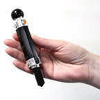 Hexagonal Crystal Healing Wand - Black Agate - 12cm – view 4