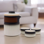 Travel Ceramic Teapot Set - Three Friends Travel Pack – view 5