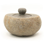 Natural Riverstone Grounding Pot - Large - approx 15x12cm – view 8
