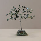 Moss Agate Gemstone Tree with Orgonite Base - 80 Stone – view 4