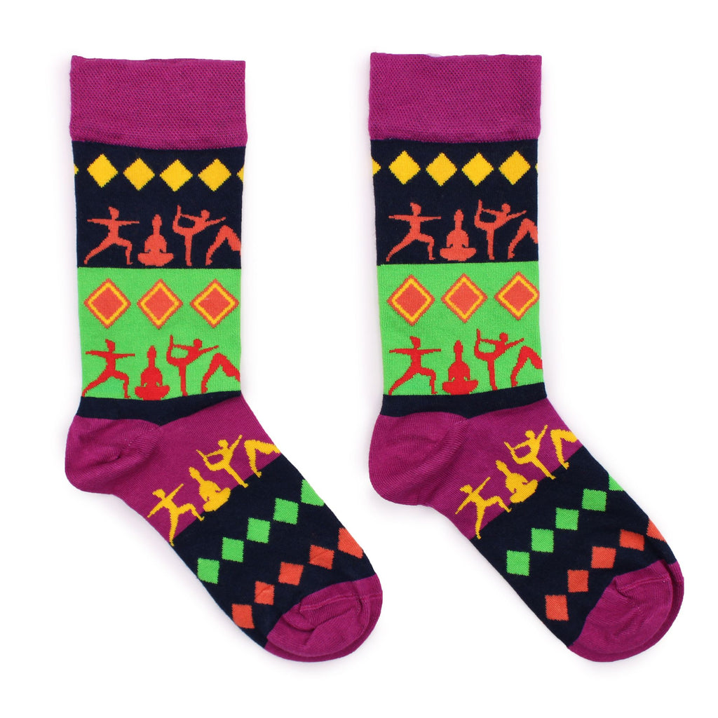 Hop Hare Bamboo Socks (36-40) - Yoga Poses – view 5