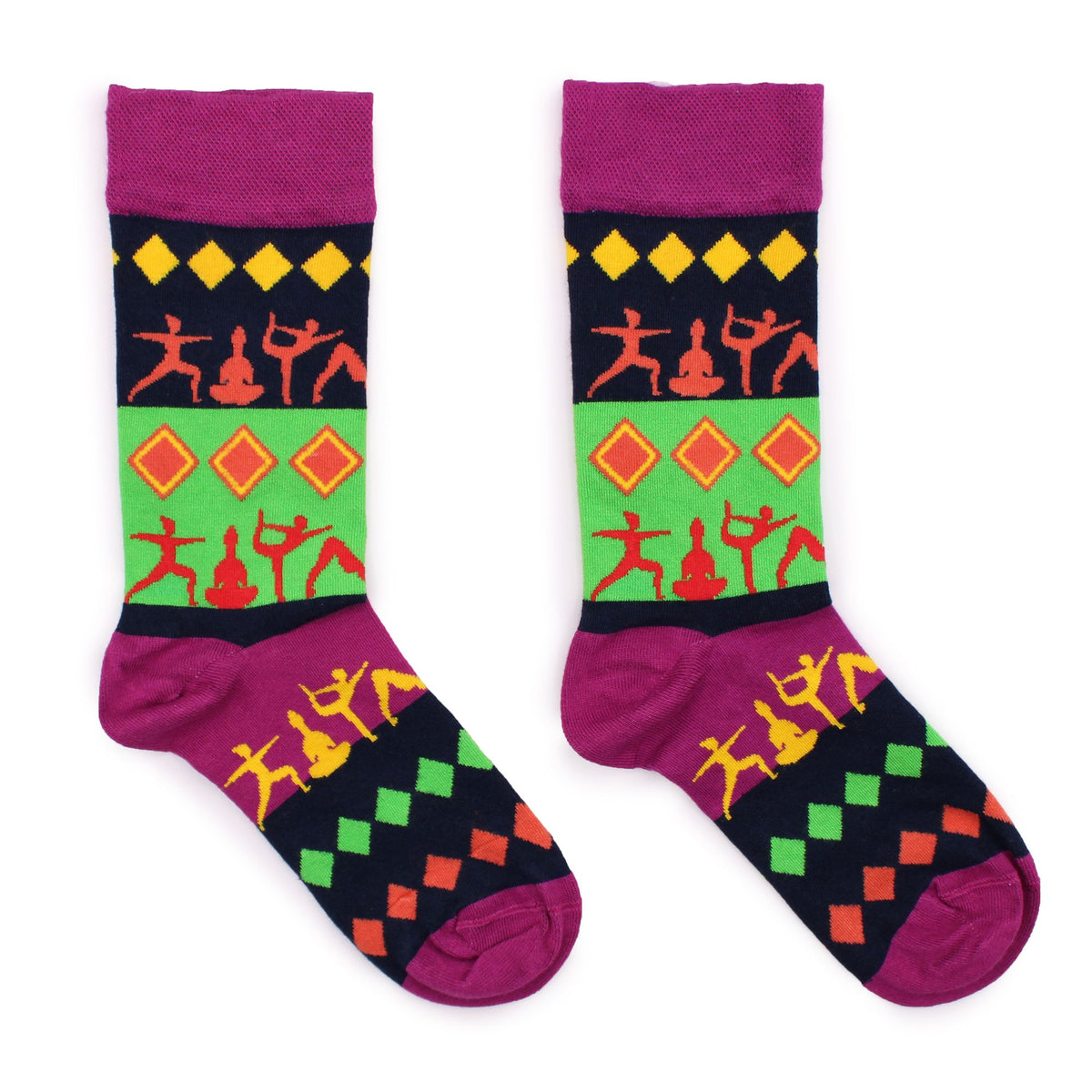 Hop Hare Bamboo Socks (36-40) - Yoga Poses – view 5