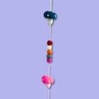 Felt Wall Hanging 110cm - Mushrooms, Random Colours – view 3