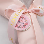 Pink Soap Rose Bouquet - Love Is Eternal Gift Card – view 3