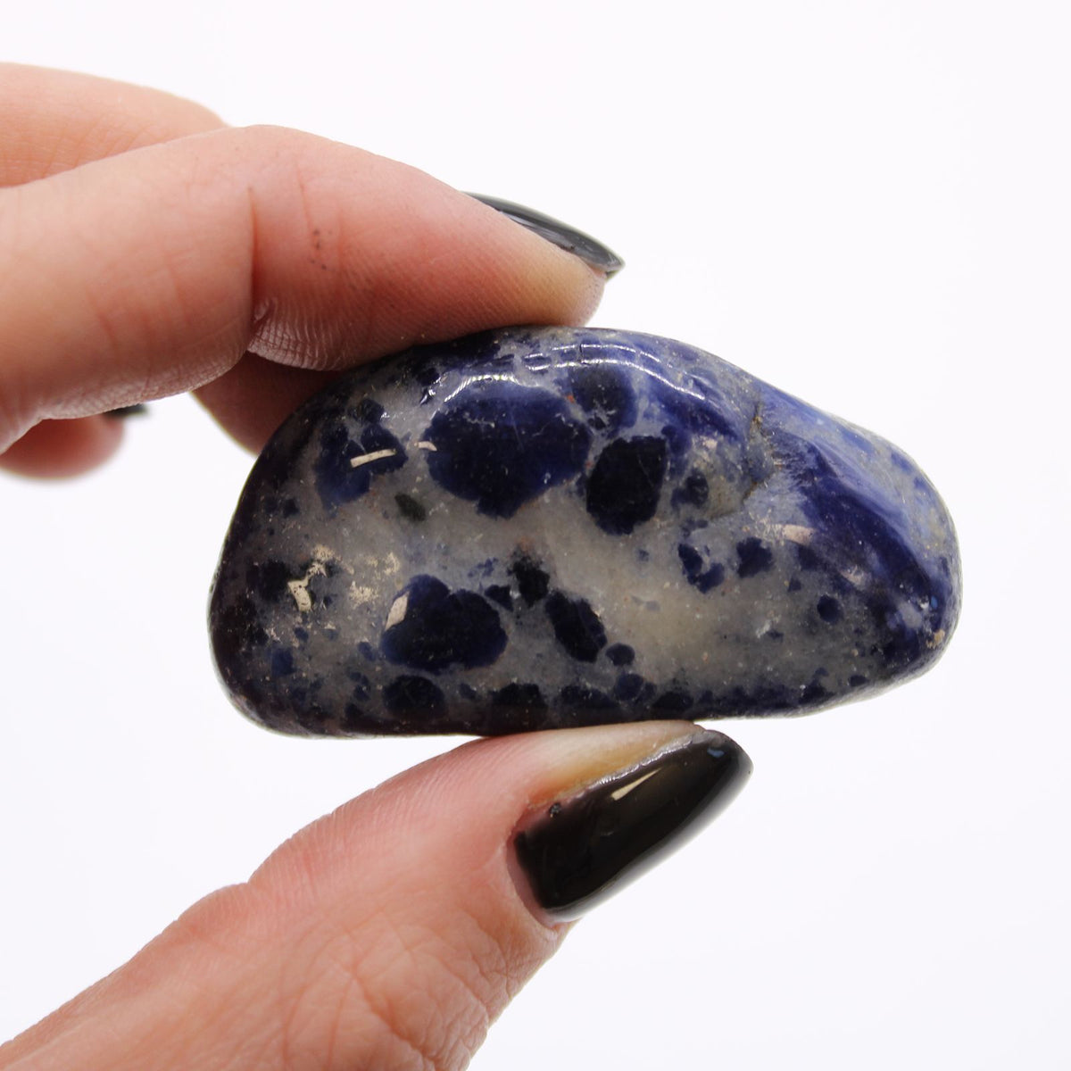 Pure Blue Sodalite Medium Tumble Stones - Bag of 12 – view 2