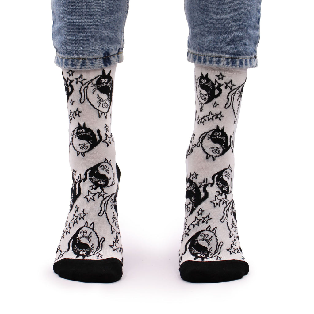 Hop Hare Bamboo Socks (36-40) - Ying Yang – view 6