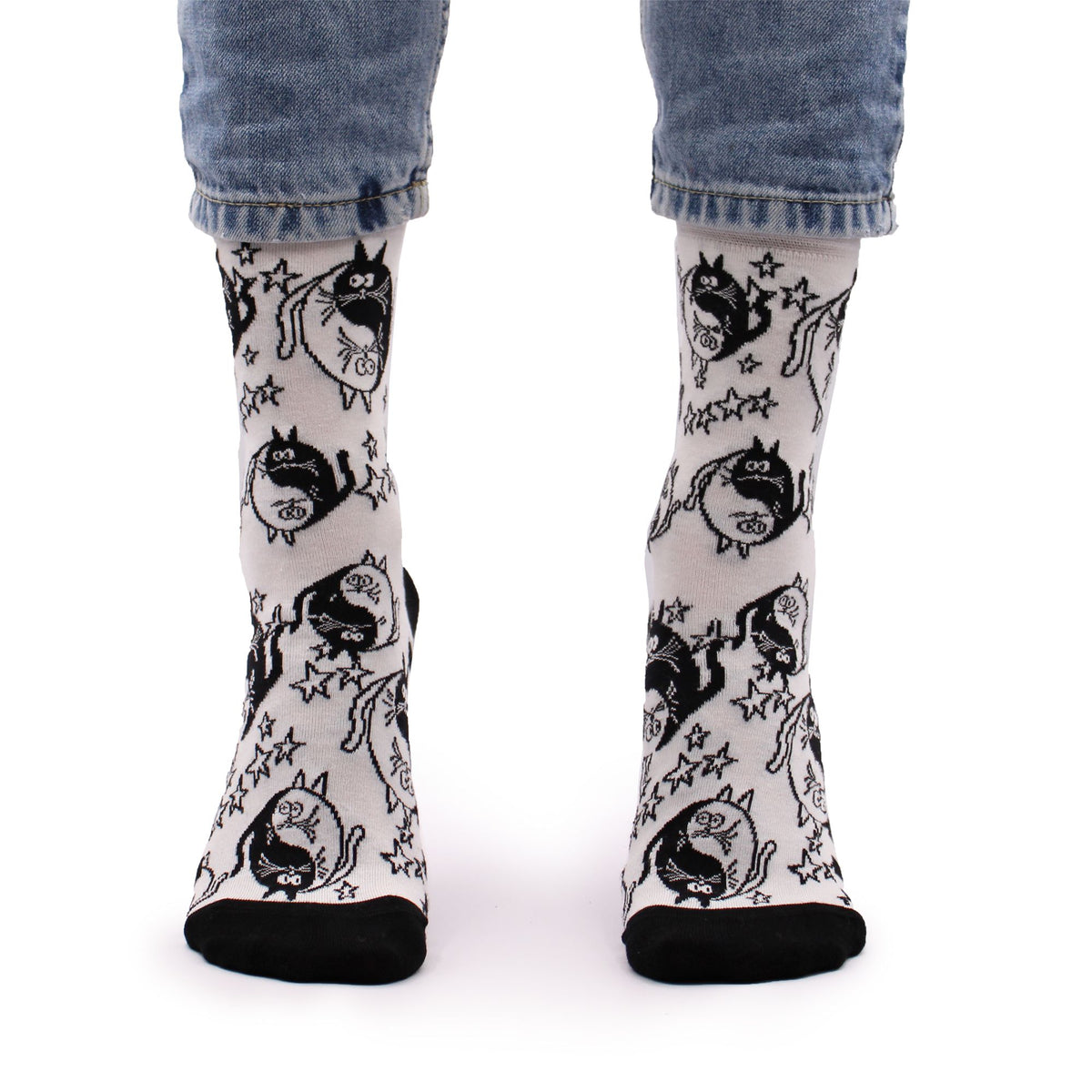 Hop Hare Bamboo Socks (36-40) - Ying Yang – view 6