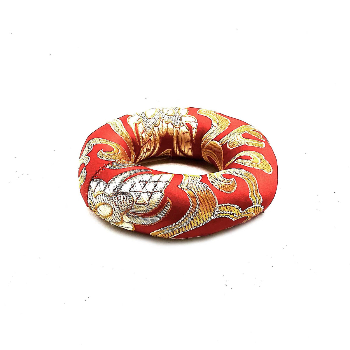 Red Hoop Cushion 8cm for 10-12cm Singing Bowl – view 3