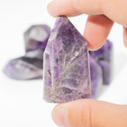 African Amethyst Gemstone Points, approx 8 pieces (0.5 kg) – view 4