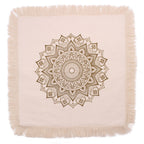 Lotus Mandala Cushion Cover - 60x60cm - Bronze – view 6