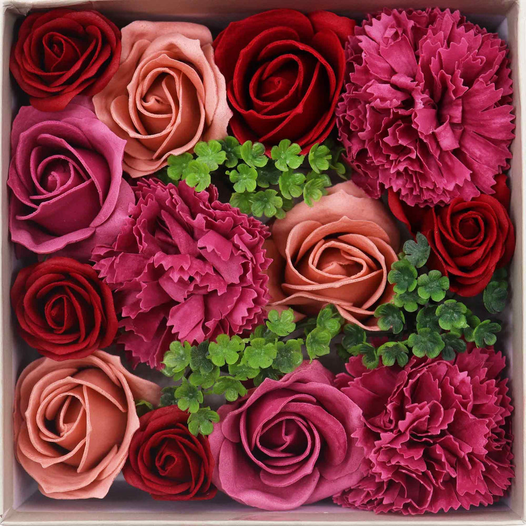 Square Soap Flower Gift Box - Vintage Roses – view 3