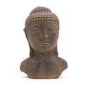 Tranquility Buddha Head Statue, Grey